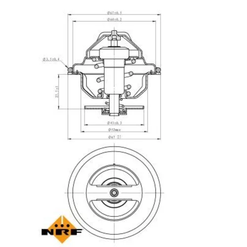 Termostat chladenia 725197 /NRF/ - obr. 4