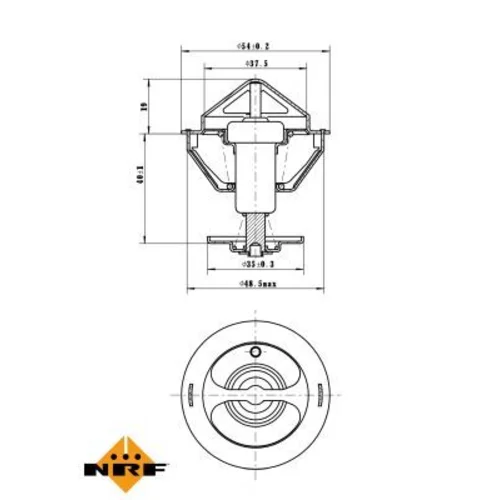 Termostat chladenia 725200 /NRF/ - obr. 4