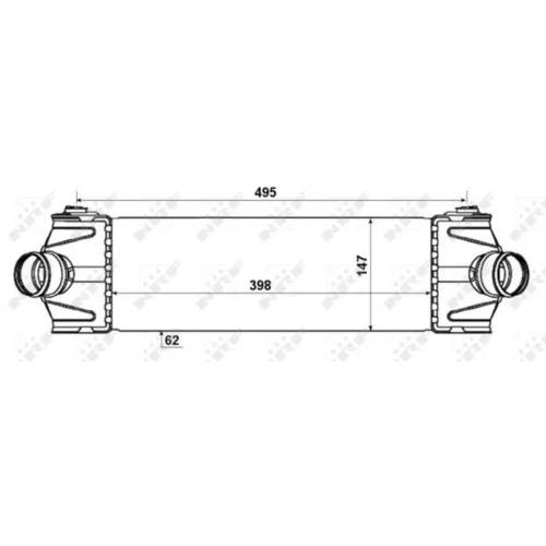 Chladič plniaceho vzduchu 30037 /NRF/ - obr. 4
