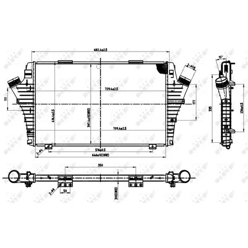 Chladič plniaceho vzduchu 30279 /NRF/ - obr. 4