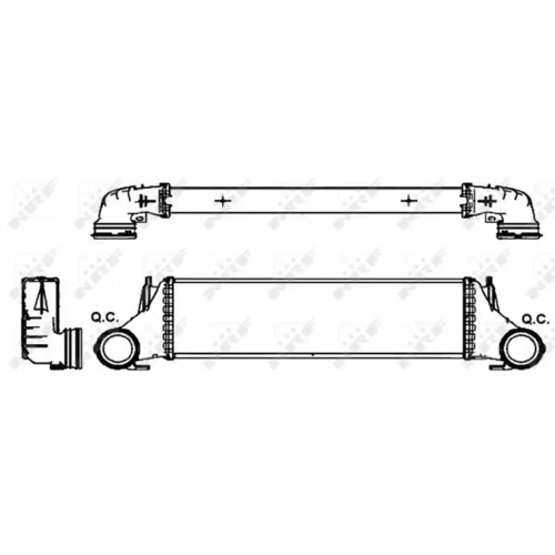 Chladič plniaceho vzduchu 30323 /NRF/ - obr. 4