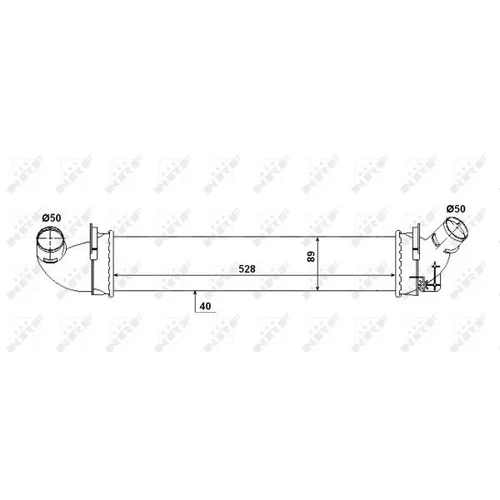 Chladič plniaceho vzduchu 30380 /NRF/ - obr. 3
