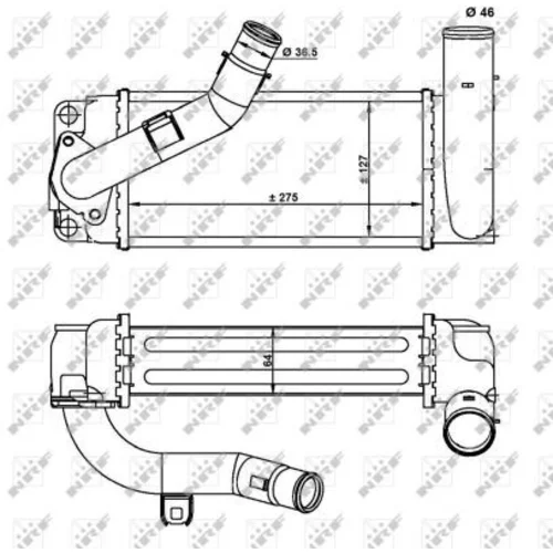 Chladič plniaceho vzduchu 30922 /NRF/ - obr. 7