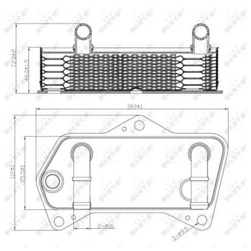 Chladič oleja automatickej prevodovky 31188 /NRF/ - obr. 4