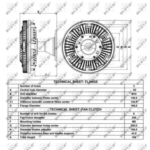 Spojka ventilátora chladenia 49010 /NRF/ - obr. 4