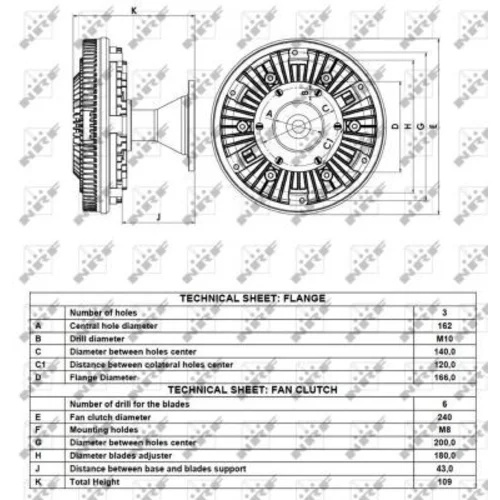 Spojka ventilátora chladenia 49069 /NRF/ - obr. 4
