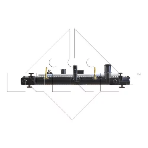 Chladič motora 58495 /NRF/ - obr. 2