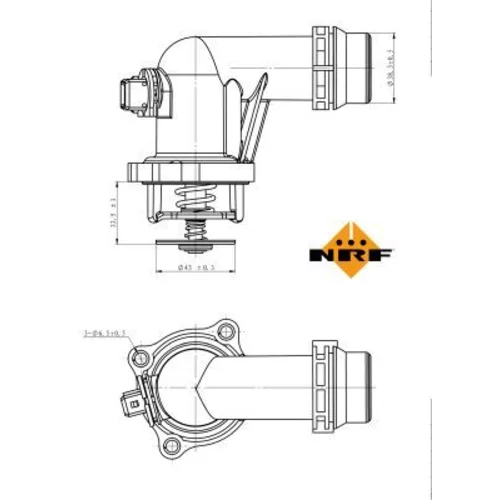 Termostat chladenia 725001 /NRF/ - obr. 4