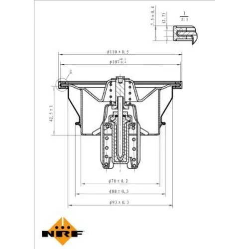 Termostat chladenia 725013 /NRF/ - obr. 5