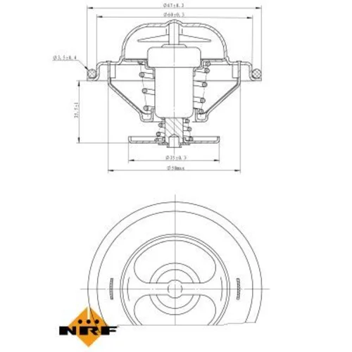 Termostat chladenia 725072 /NRF/ - obr. 4