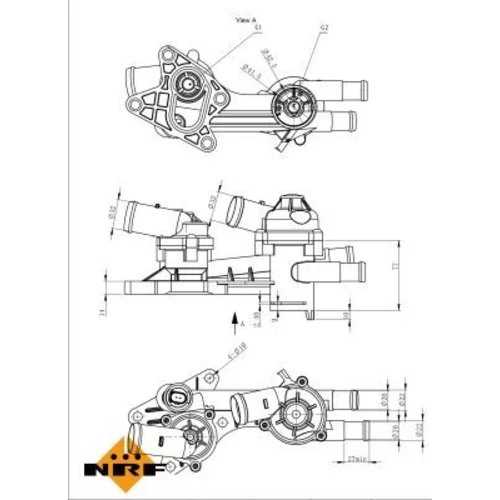 Termostat chladenia 725179 /NRF/ - obr. 4