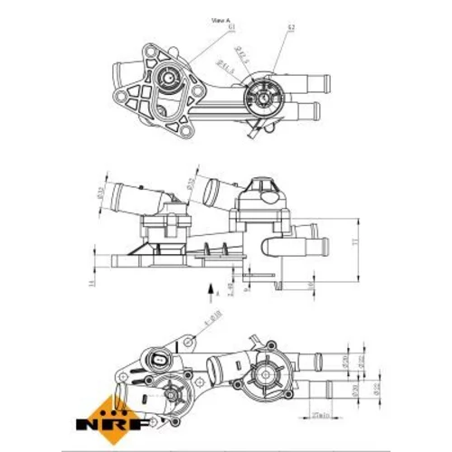 Termostat chladenia 725191 /NRF/ - obr. 4
