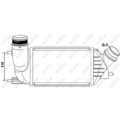 Chladič plniaceho vzduchu 30242 /NRF/ - obr. 4