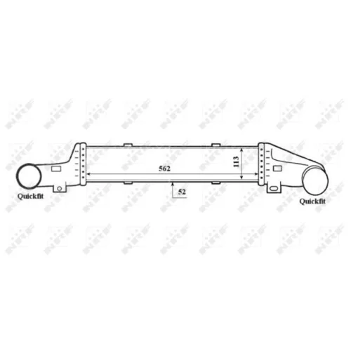 Chladič plniaceho vzduchu 30420 /NRF/ - obr. 4