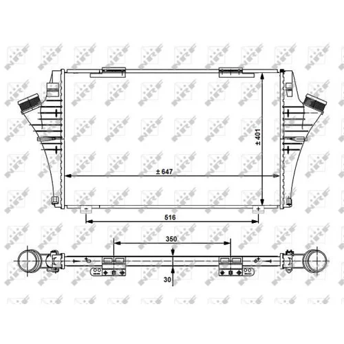 Chladič plniaceho vzduchu 30480 /NRF/ - obr. 4