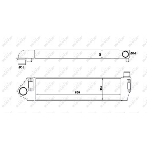 Chladič plniaceho vzduchu 30514 /NRF/ - obr. 4