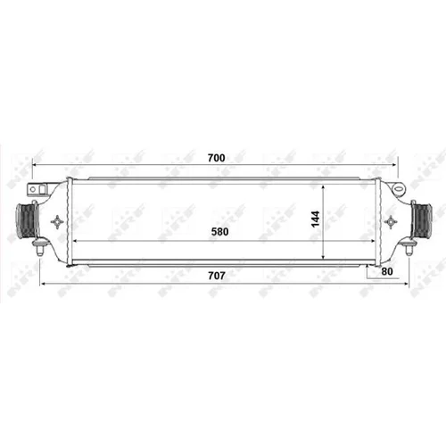 Chladič plniaceho vzduchu 30788 /NRF/ - obr. 4
