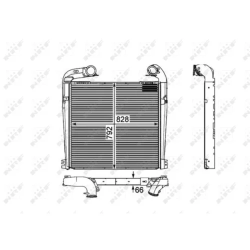 Chladič plniaceho vzduchu 30898 /NRF/ - obr. 4