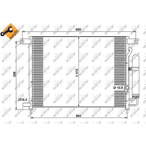 Kondenzátor klimatizácie 35766 /NRF/ - obr. 5