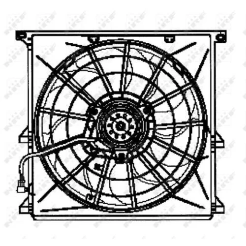 Ventilátor chladenia motora 47024 /NRF/ - obr. 4