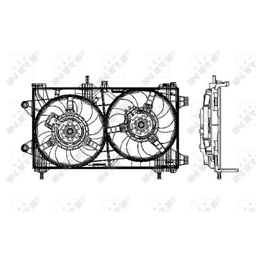 Ventilátor chladenia motora 47802 /NRF/ - obr. 1