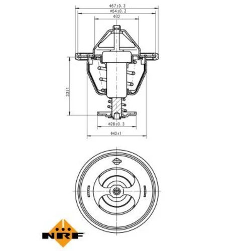 Termostat chladenia 725131 /NRF/ - obr. 4