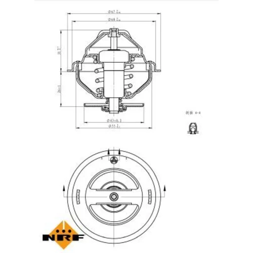 Termostat chladenia 725158 /NRF/ - obr. 5