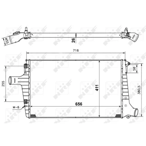 Chladič plniaceho vzduchu 30118A /NRF/ - obr. 4