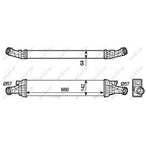 Chladič plniaceho vzduchu 30289 /NRF/ - obr. 4