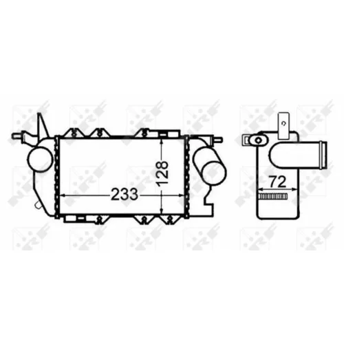 Chladič plniaceho vzduchu 30309 /NRF/ - obr. 4