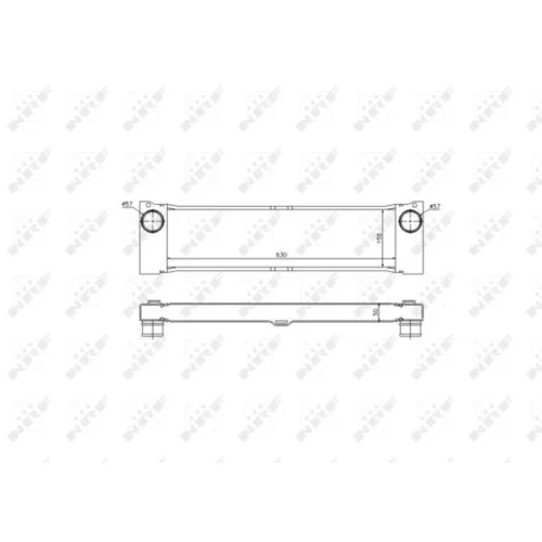 Chladič plniaceho vzduchu 30901 /NRF/ - obr. 4