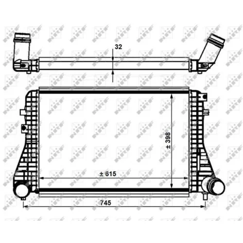 Chladič plniaceho vzduchu 30915 /NRF/ - obr. 4