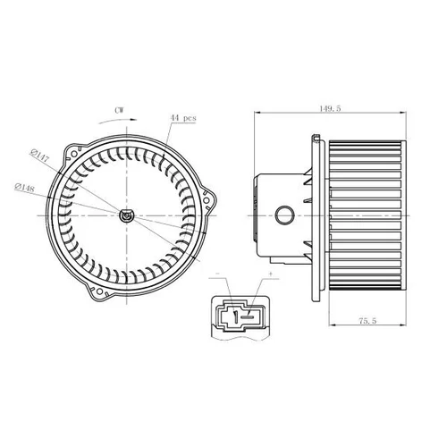 Vnútorný ventilátor 34275 /NRF/ - obr. 5