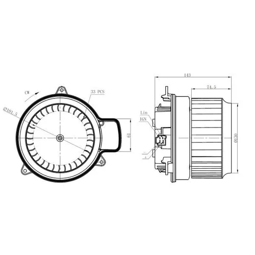 Vnútorný ventilátor 34287 /NRF/ - obr. 4