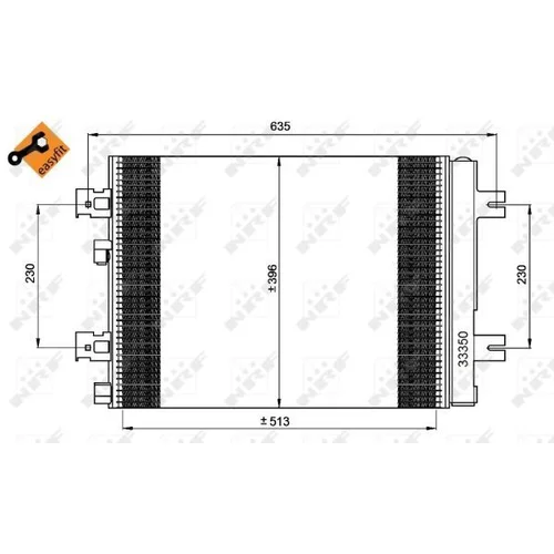 Kondenzátor klimatizácie 35947 /NRF/ - obr. 5