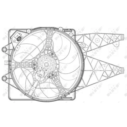 Ventilátor chladenia motora 47203 /NRF/ - obr. 4