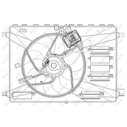Ventilátor chladenia motora 47627 /NRF/ - obr. 4