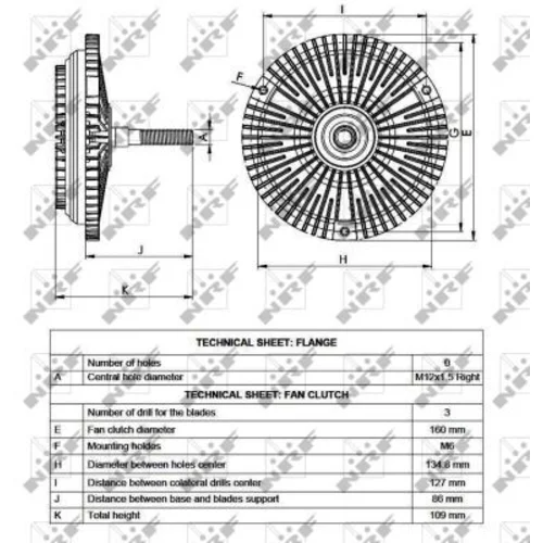 Spojka ventilátora chladenia 49534 /NRF/ - obr. 4
