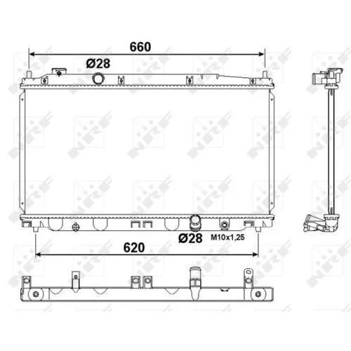 Chladič motora 53194 /NRF/ - obr. 4