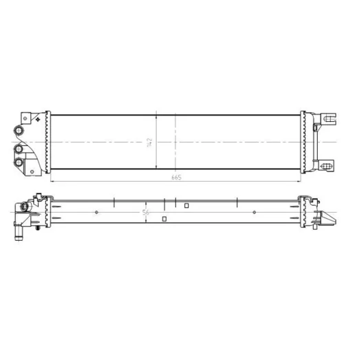 Chladič motora 550026 /NRF/ - obr. 4