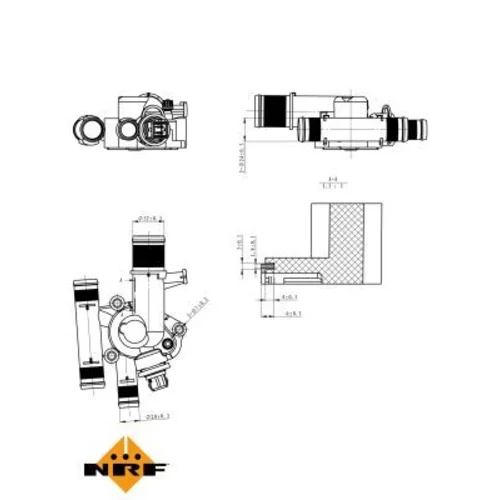 Termostat chladenia 725022 /NRF/ - obr. 4