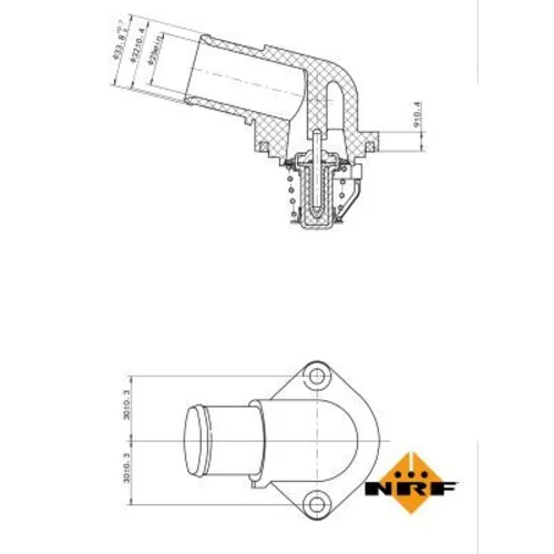 Termostat chladenia 725037 /NRF/ - obr. 4