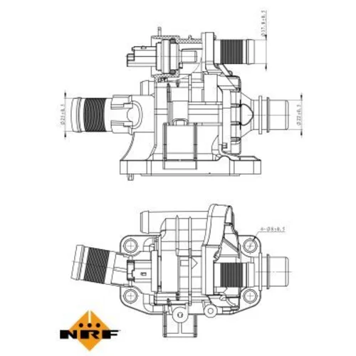 Termostat chladenia 725039 /NRF/ - obr. 4