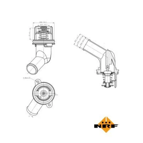 Termostat chladenia 725055 /NRF/ - obr. 4