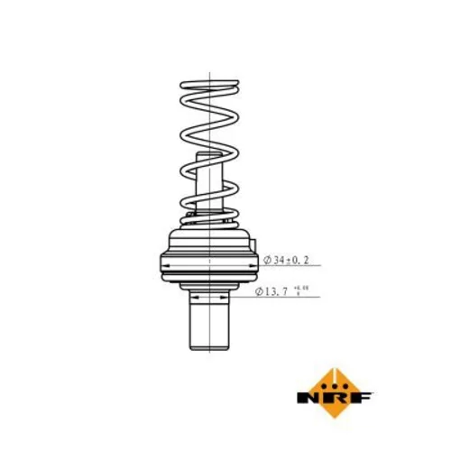 Termostat chladenia 725085 /NRF/ - obr. 5