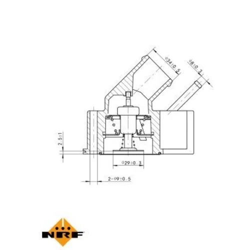 Termostat chladenia 725102 /NRF/ - obr. 5