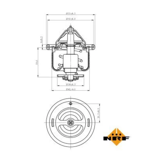 Termostat chladenia 725134 /NRF/ - obr. 4