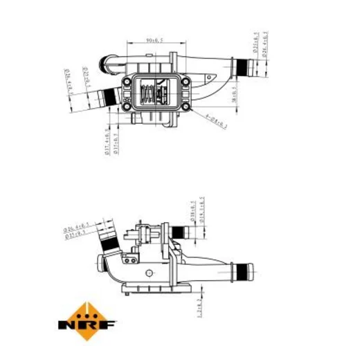 Termostat chladenia 725163 /NRF/ - obr. 5