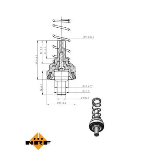 Termostat chladenia 725203 /NRF/ - obr. 5