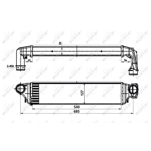 Chladič plniaceho vzduchu 30119A /NRF/ - obr. 4